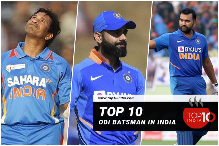 Top 10 ODI Batsman in India