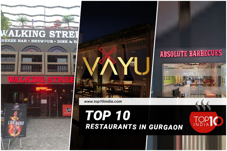 Top 10 Restaurants In Gurgaon