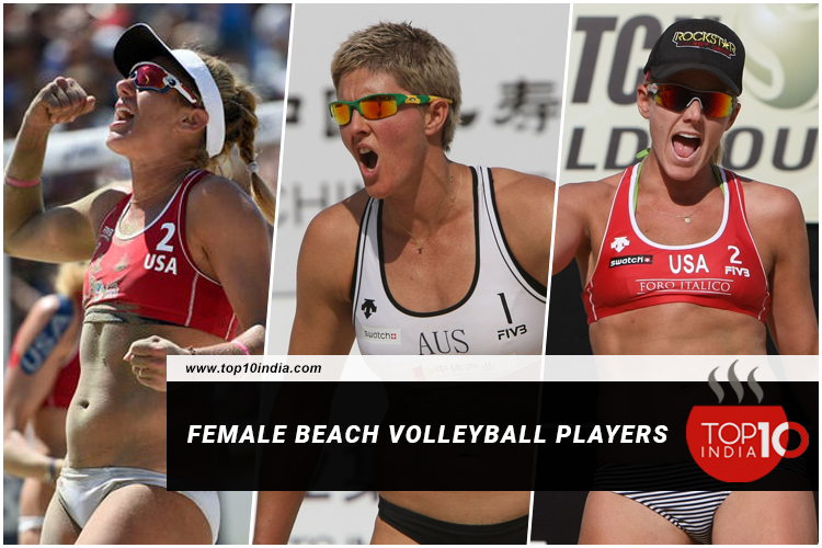 Female Beach Volleyball players